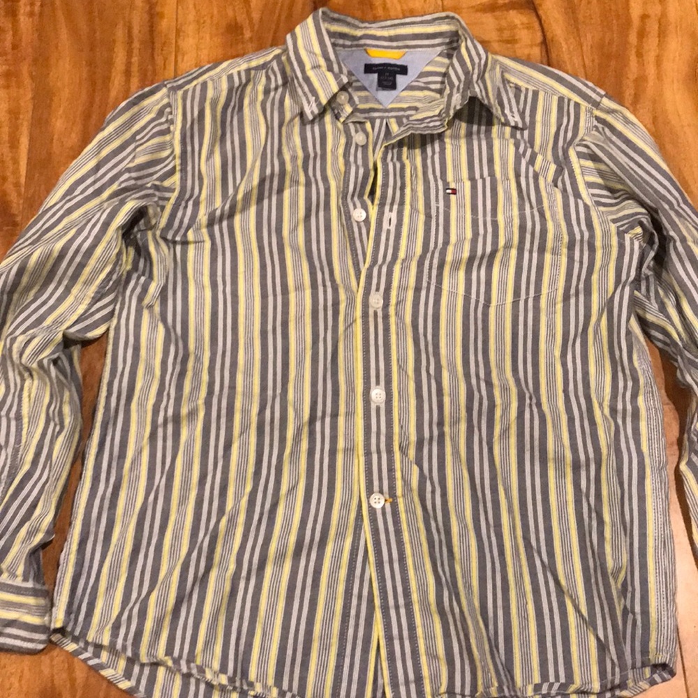 Camisa de vestir rallada